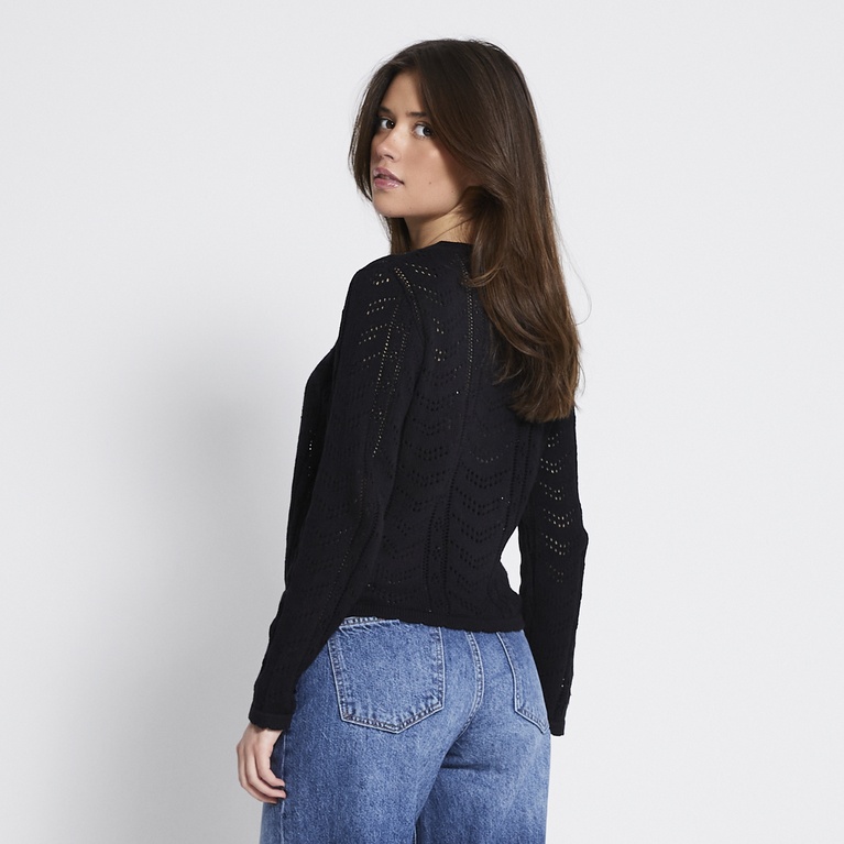 Crochet knit cardigan "Vidia"